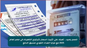 خصم رصيد.. تعرف على تثبيت أسعار شرائح الكهرباء في مصر لعام 2025 مع مزايا العداد الكودي مسبق الدفع